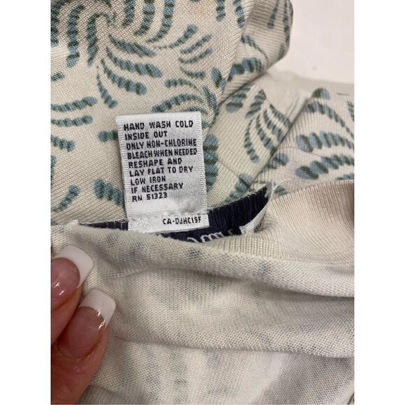 Judith Hart Silk Blend Cardigan Size PL 3/4 Length Sleeves - Picture 8 of 9